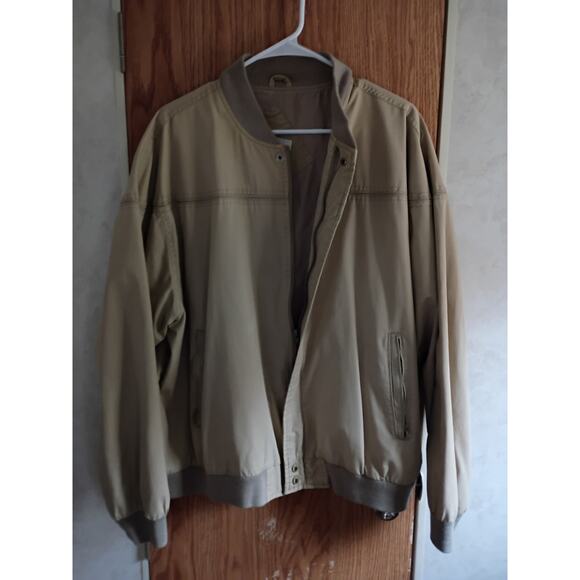 VNTG Arnold Palmer Khaki Golf Windbreaker XL Dadcore Preppy Heritage Sportswear - Picture 3 of 10